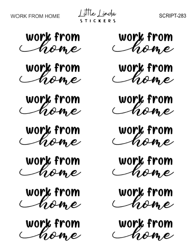 Work from Home | SCRIPT