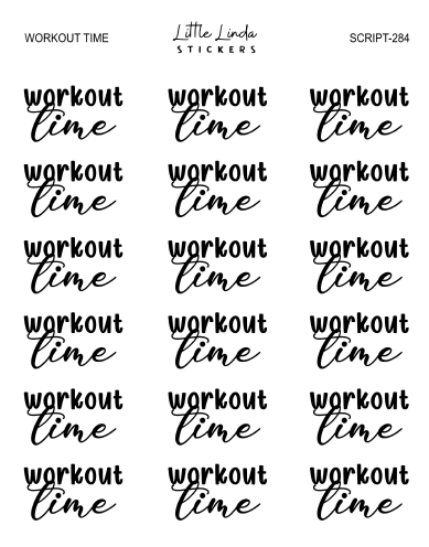 Workout Time | SCRIPT
