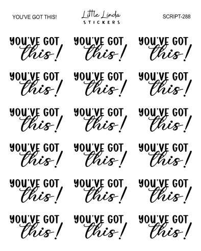 You've Got This | SCRIPT