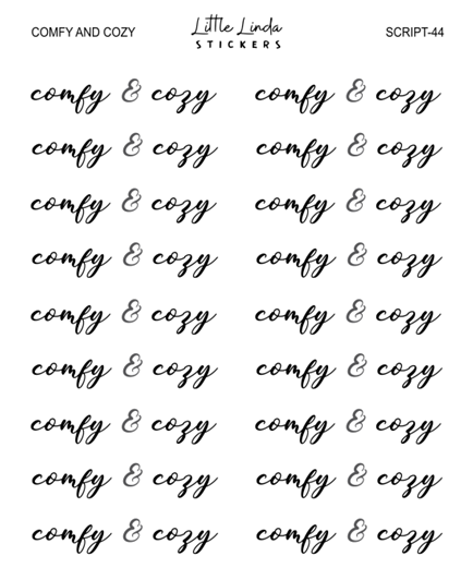 Comfy and Cozy | SCRIPT