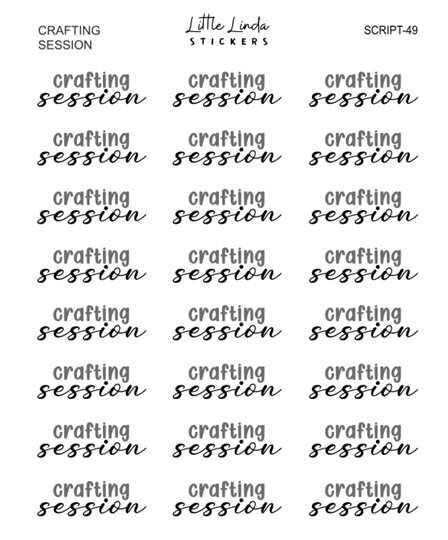 Crafting session | SCRIPT