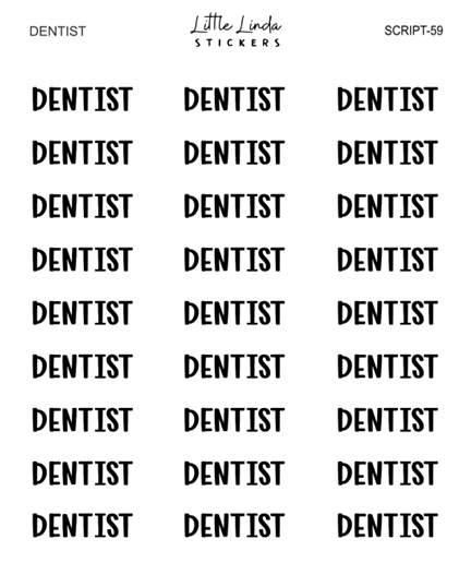 Dentist | SCRIPT