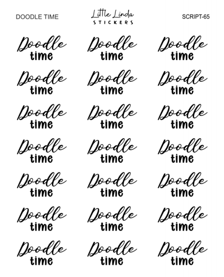 Doodle Time | SCRIPT