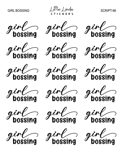 Girl Bossing | SCRIPT