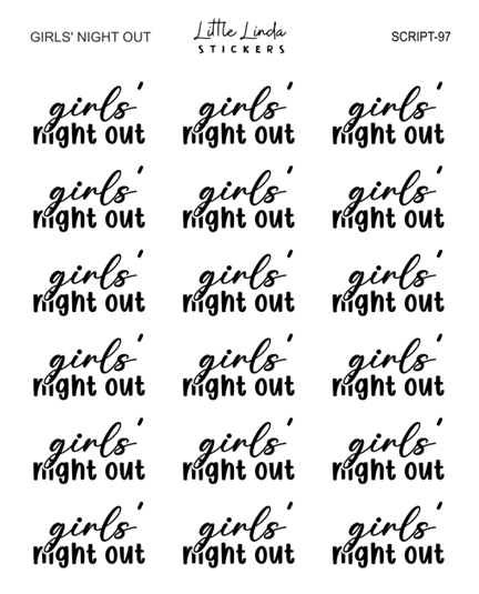 Girls' Night Out | SCRIPT