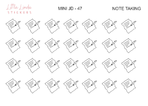 Note Taking - Mini Journaling Doodle Icon