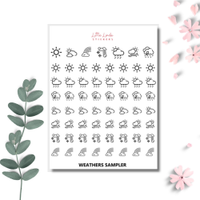 Weather Sampler Icons