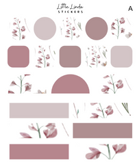 Floral Shape Sampler | Journaling Deco