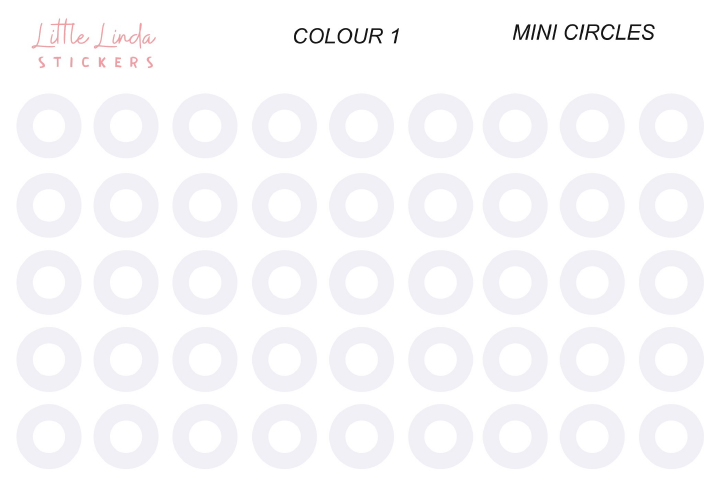 Mini Hollow Circles - The Basics