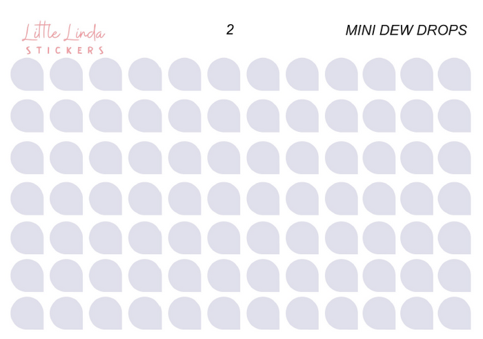 Mini Dew Drops - The Basics