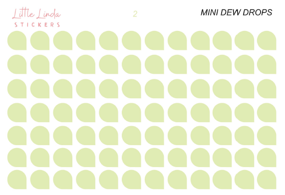 Mini Dew Drops - The Greens