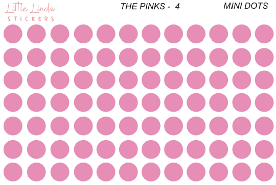 Mini Dots - The Pinks