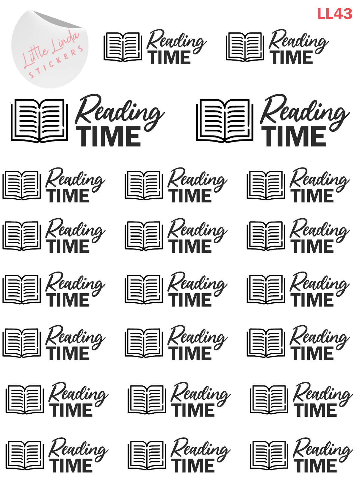 Reading Time Stickers