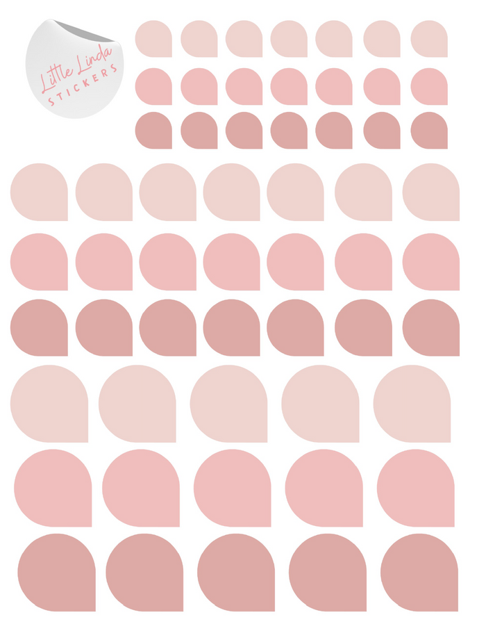 Nude - Dots - Stickers – SquizzleBerry
