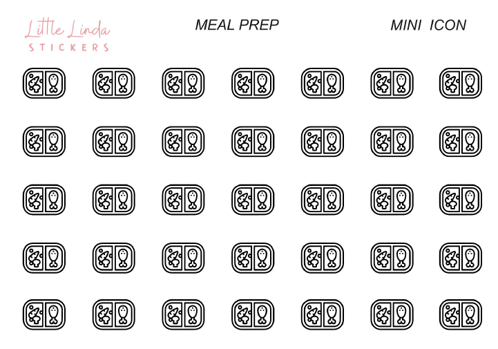 Meal Prep - Mini Icons