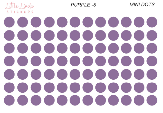 Mini Dots - The Purples