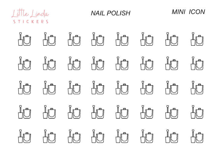 Nail Polish - Mini Icons