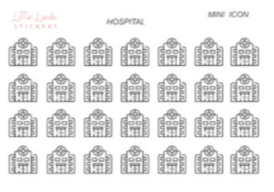 Hospital - Mini Icons